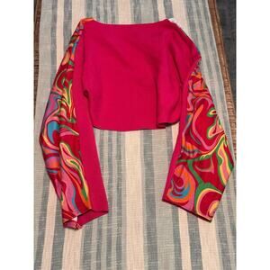 Made with love XXL sweater with open back